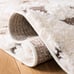 Moroccan Tassel Shag Collection Runner Rug - 2'3 x 6', Ivory & Brown,