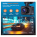 2.5K Dash Cam Camera Front & Rear Car 5G WiFi GPS 170 Wide Angle Night Vision