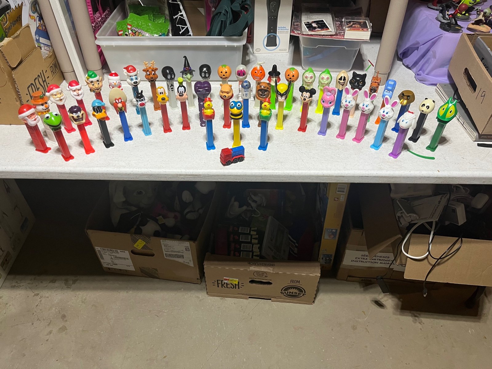 47 shops various themed pez dispensers