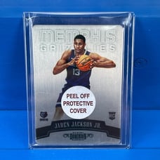 JAREN JACKSON JR 2018 Panini Dominion Steel Rookie RC Card SP /199 Memphis STAR