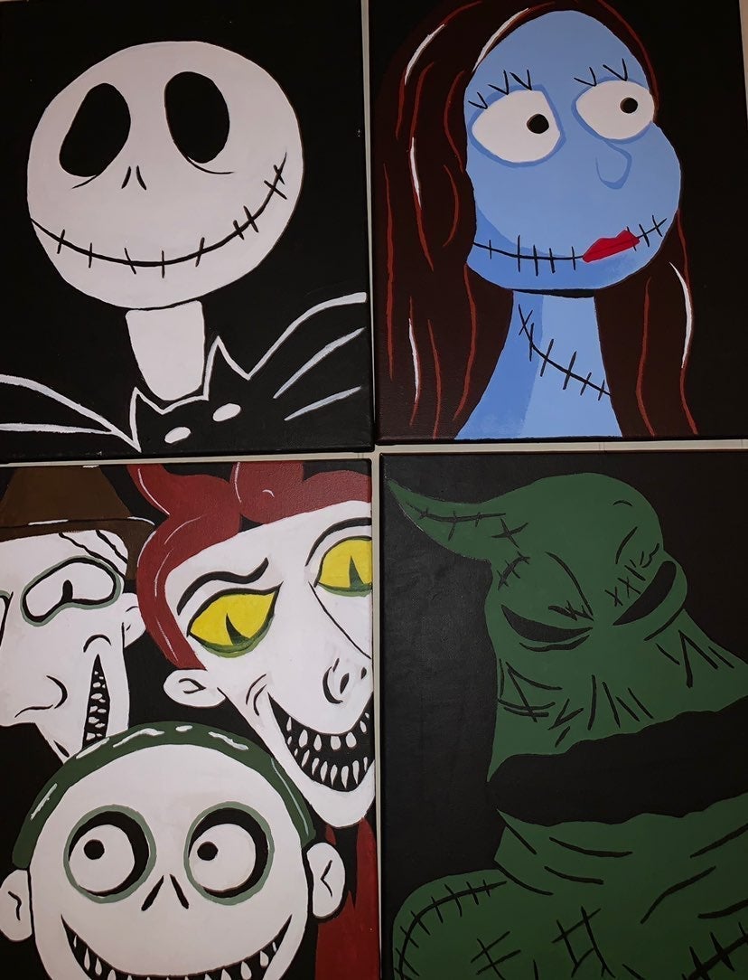 Nightmare before christmas handmade art