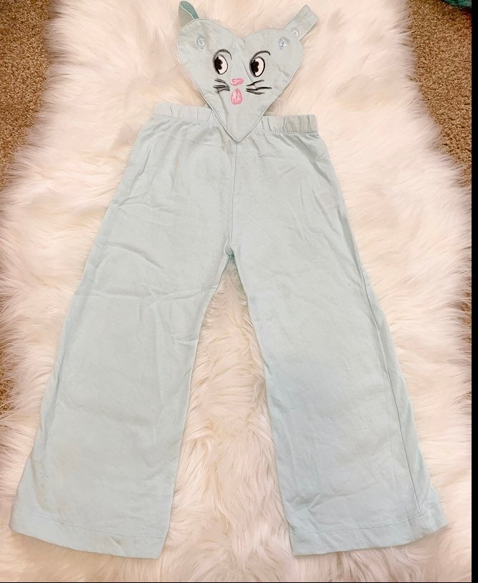 Blue heart romper by paush mini