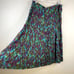 Vintage Requirements Womens MERMAID Skirt Size L Teal Green FAIRY GRUNGE Flowy