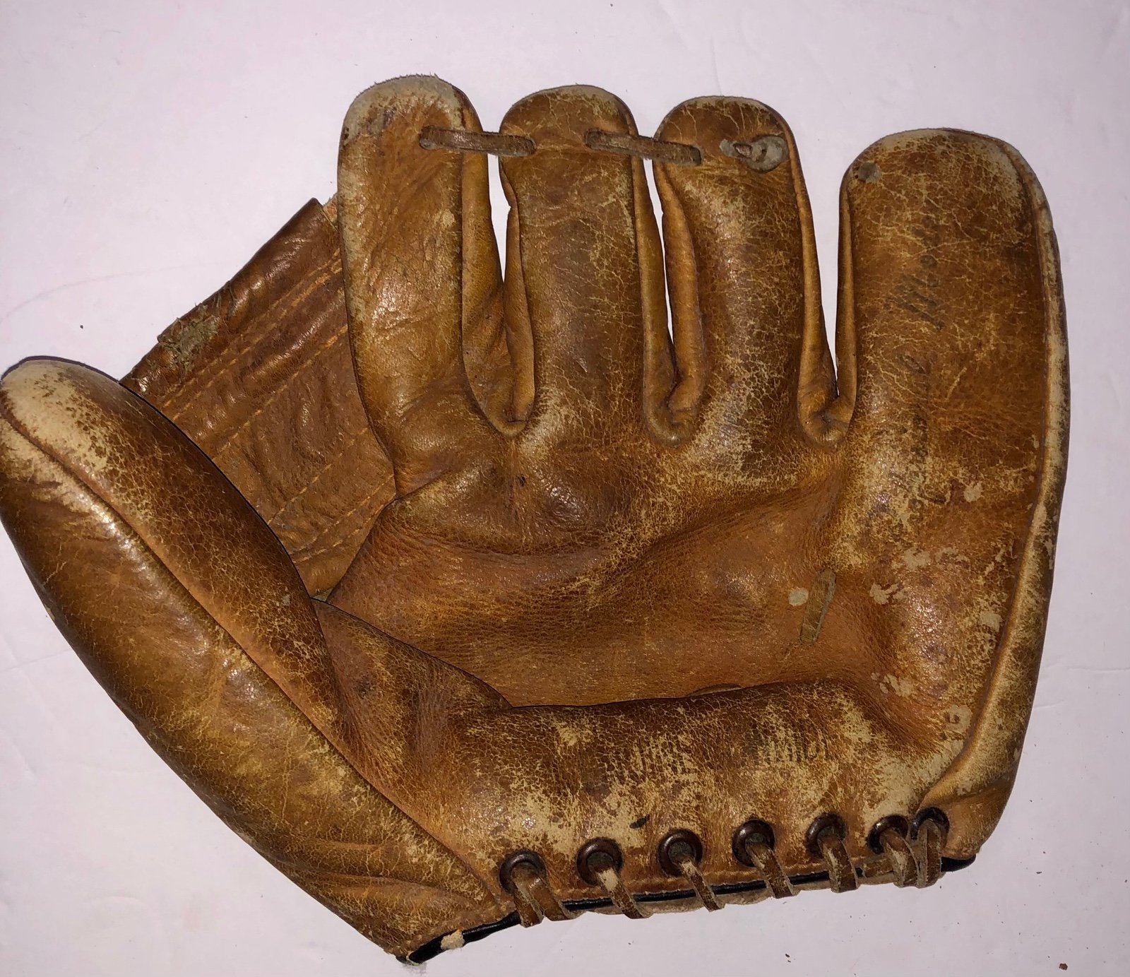 Vintage baseball mitt