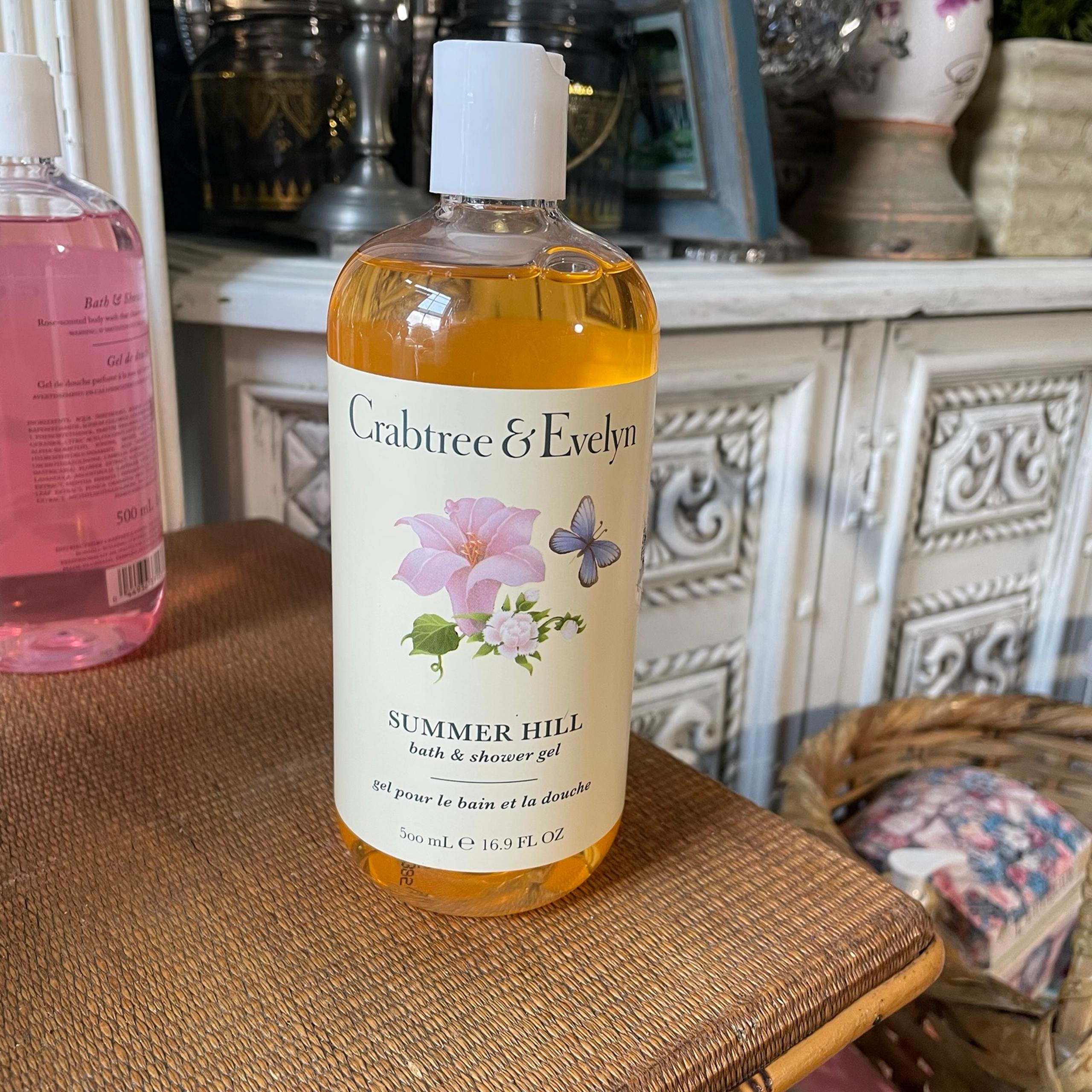 Crabtree & Evelyn Summer Hill bath & shower gel 16.9 Fl Oz