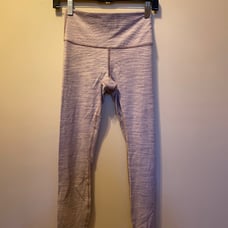 Lululemon stripe pink align leggings