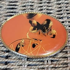 MICHAEL Jordan belt buckle large
