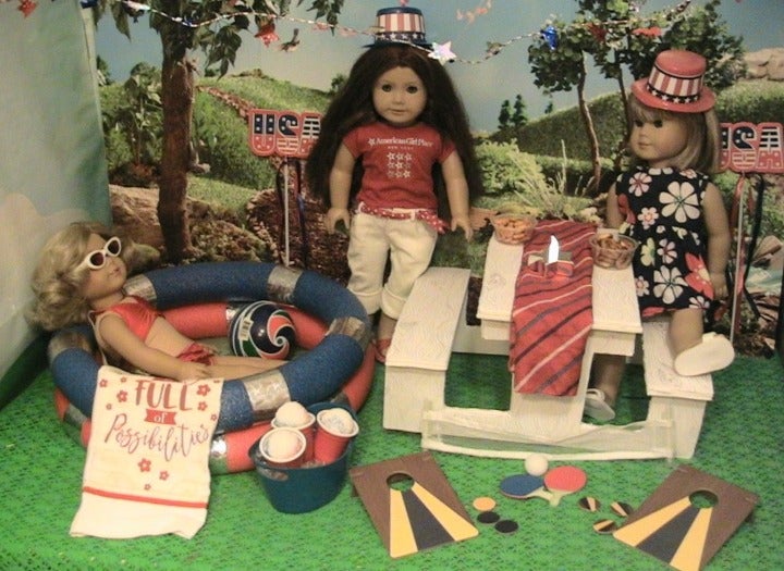 Patriotic Picnic for 18 inch Dolls