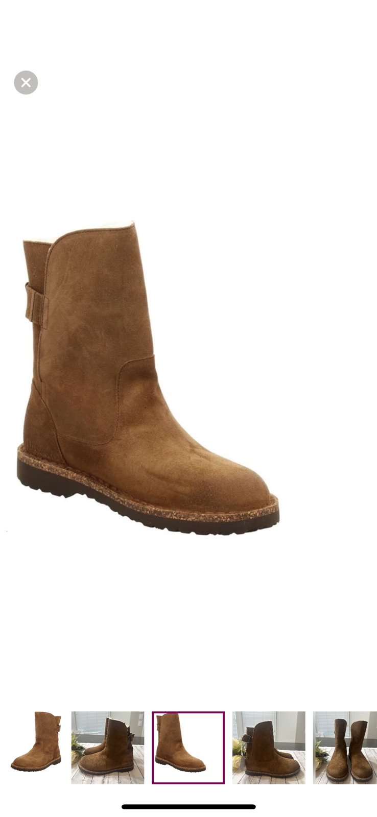 New Birkenstock Uppsala Shearling
Suede Leather