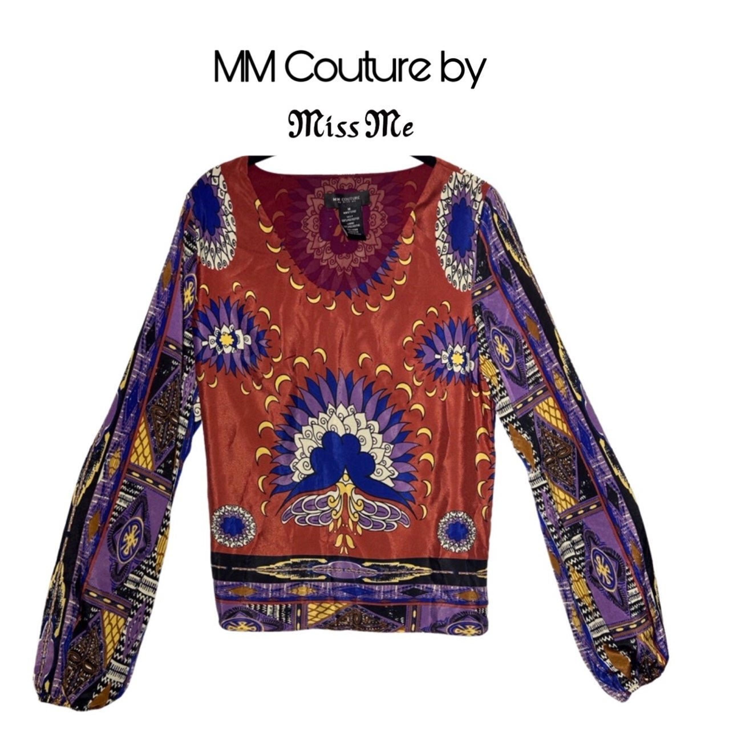 MM Couture by Miss Me Women’s blouse sz M