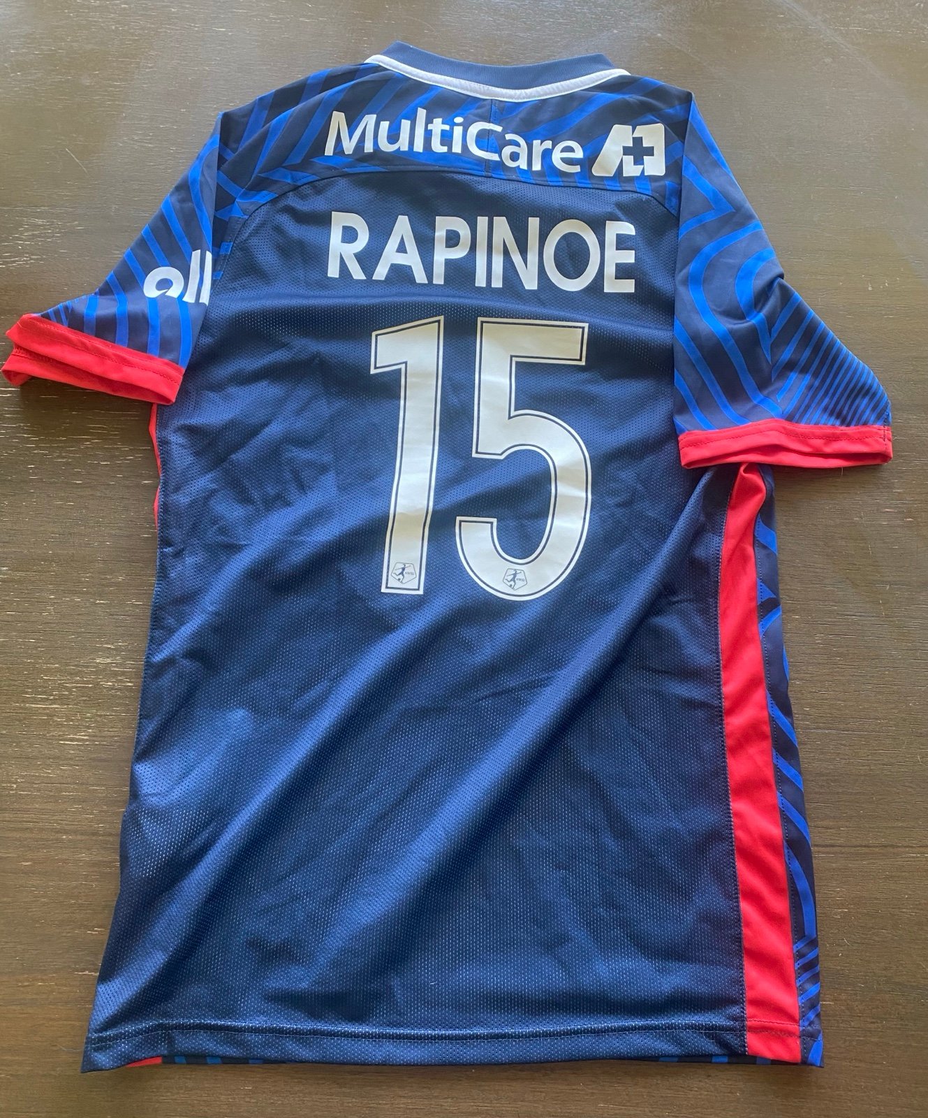 Megan Rapinoe 2023 OL Reign Nike Soccer Jersey NWSL Fast Ship Home Kit USWNT #15