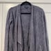 Barefoot Dreams Cozychic Lite Women's Cardigan Grey Size Small Medium