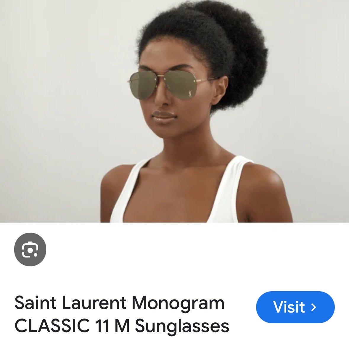 NEW SAINT LAURENT CLASSIC 11 AVIATOR UNISEX AVIATOR SUNGLASSES CLASSIC 11