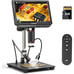 4K Digital Microscope, Elikliv EM4K 8 Coin Microscope 2000x, 52MP HDMI Microsco