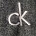 Calvin Klein Aurora Comfort CK Logo Open Front Sleep Cardigan Charcoal Heather