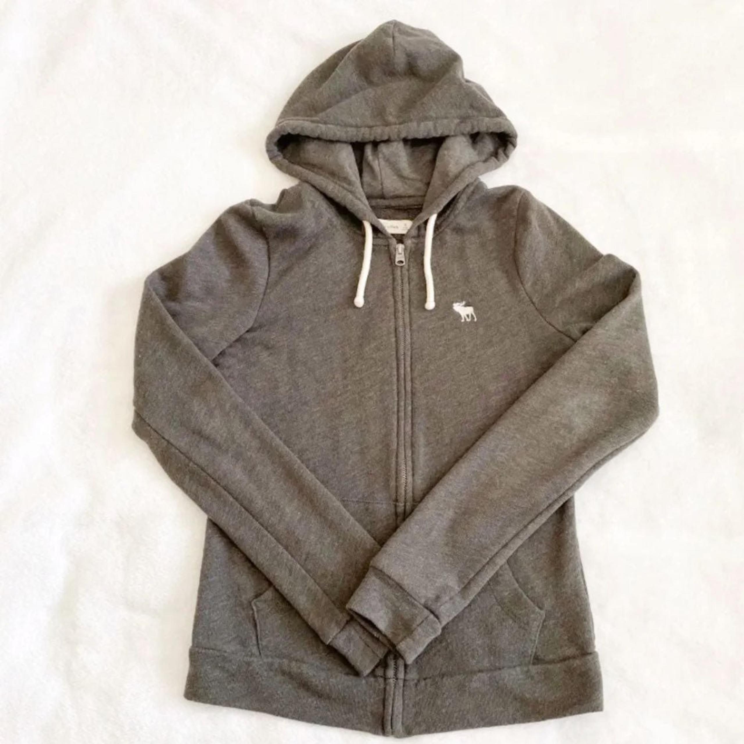 Abercrombie and Fitch Grey Zip Up