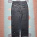 Vtg y2k baggy jeans marithe Francois girbaud black goth wide leg skater 38x33