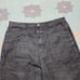 Vtg y2k baggy jeans marithe Francois girbaud black goth wide leg skater 38x33