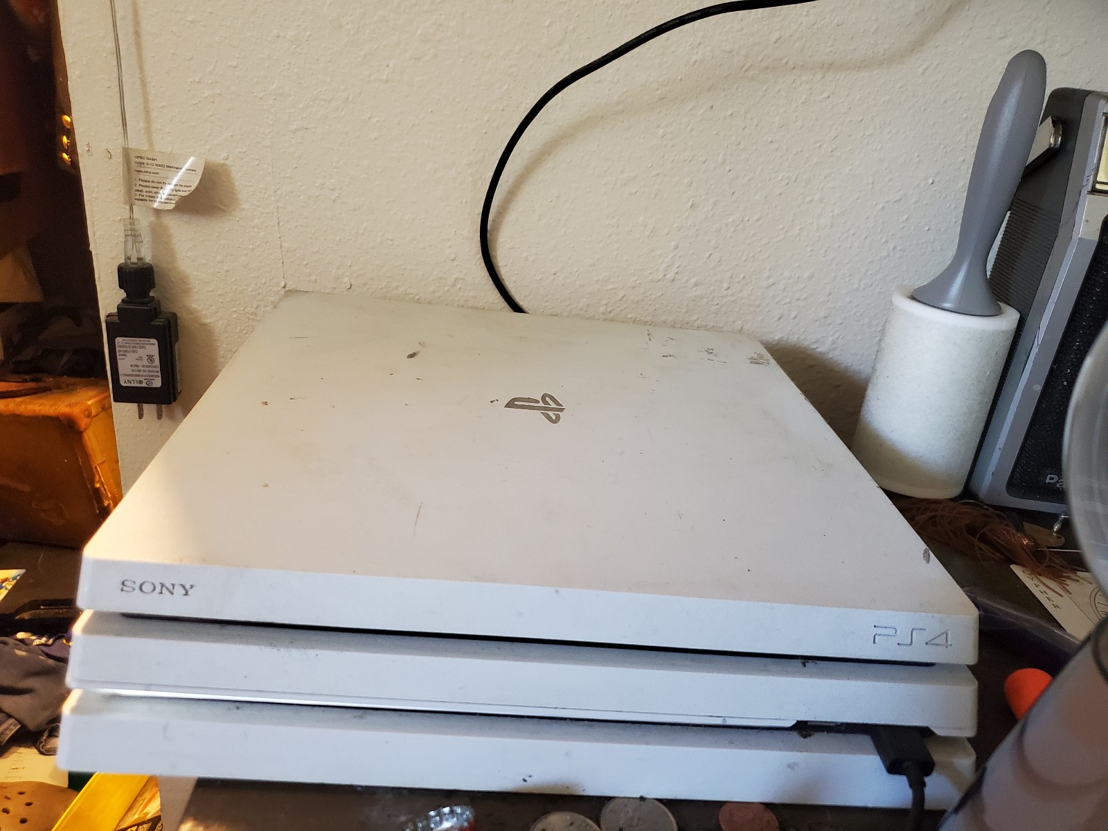 Ps4 Pro Console 1TB with guitar and guitar hero