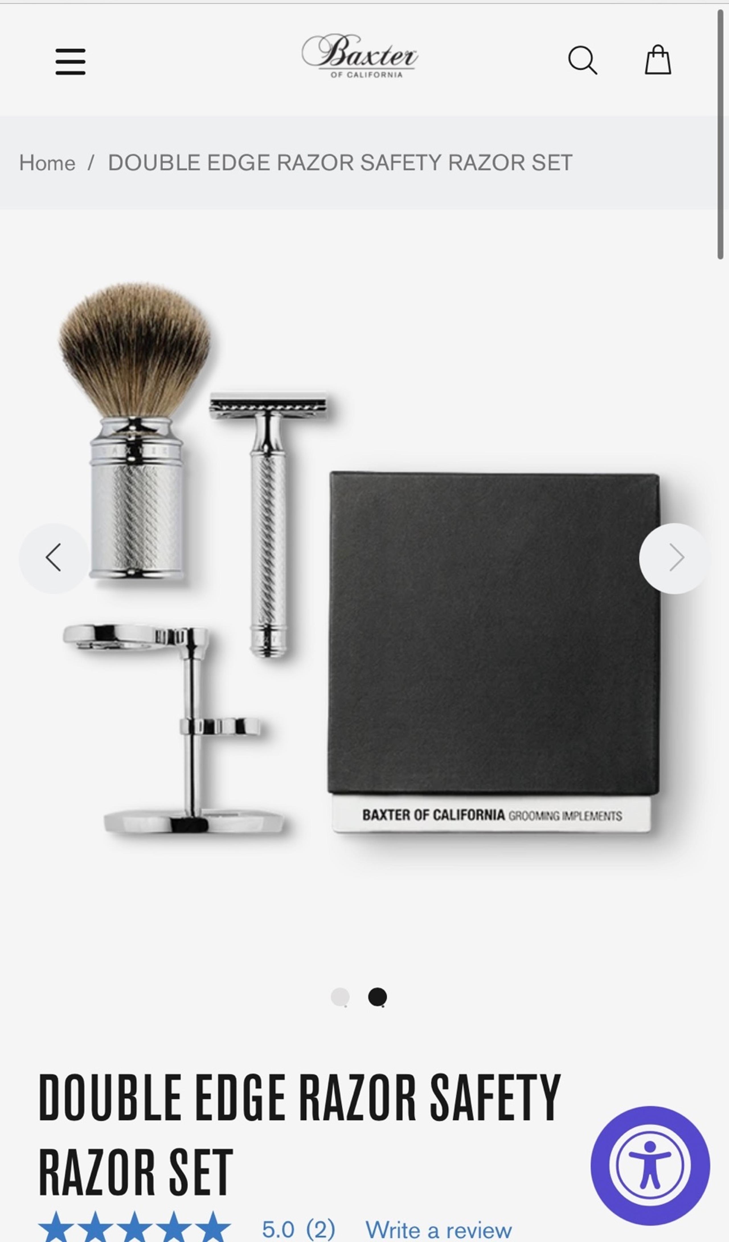 Baxter of California Razor Set
