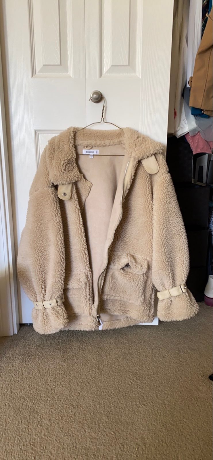 Missguided sherpa jacket