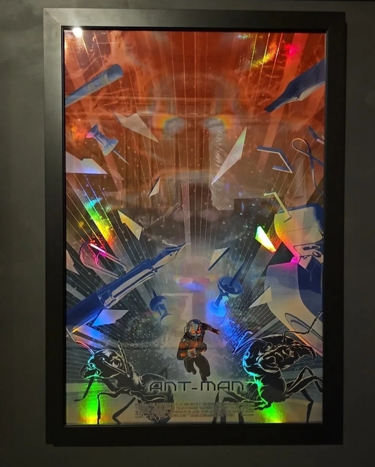 Ant-Man Foil Variant Poster SDCC 2015 Mondo MINT