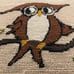 Needlepoint Cross Stitch Throw Pillow Owl On A Branch Velvet Down Feather Filled