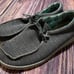 HEY DUDE MENS SIZE 12 WALLY SOX CHARCOAL SLIP ON LOAFERS