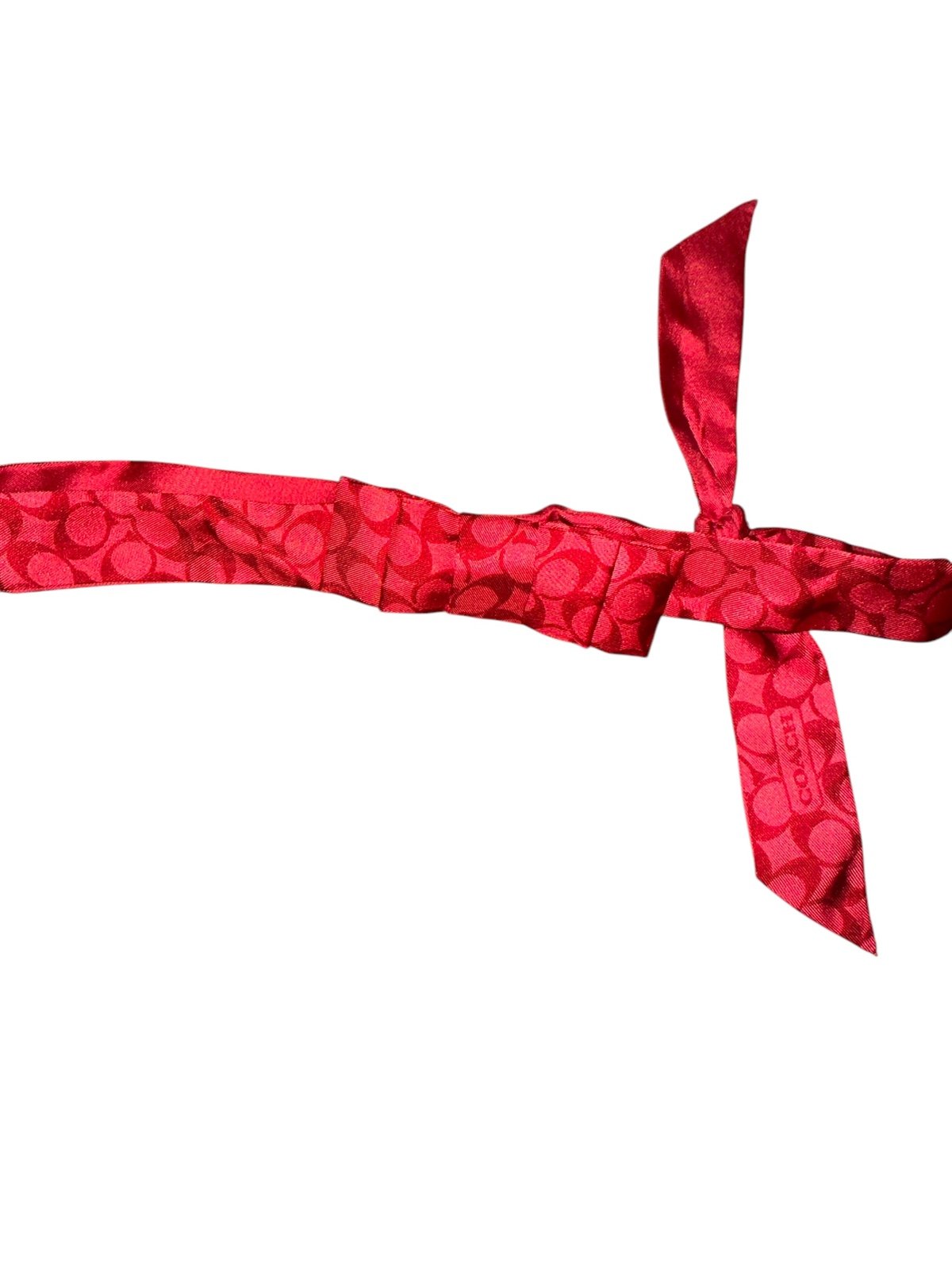 Coach Red Headband