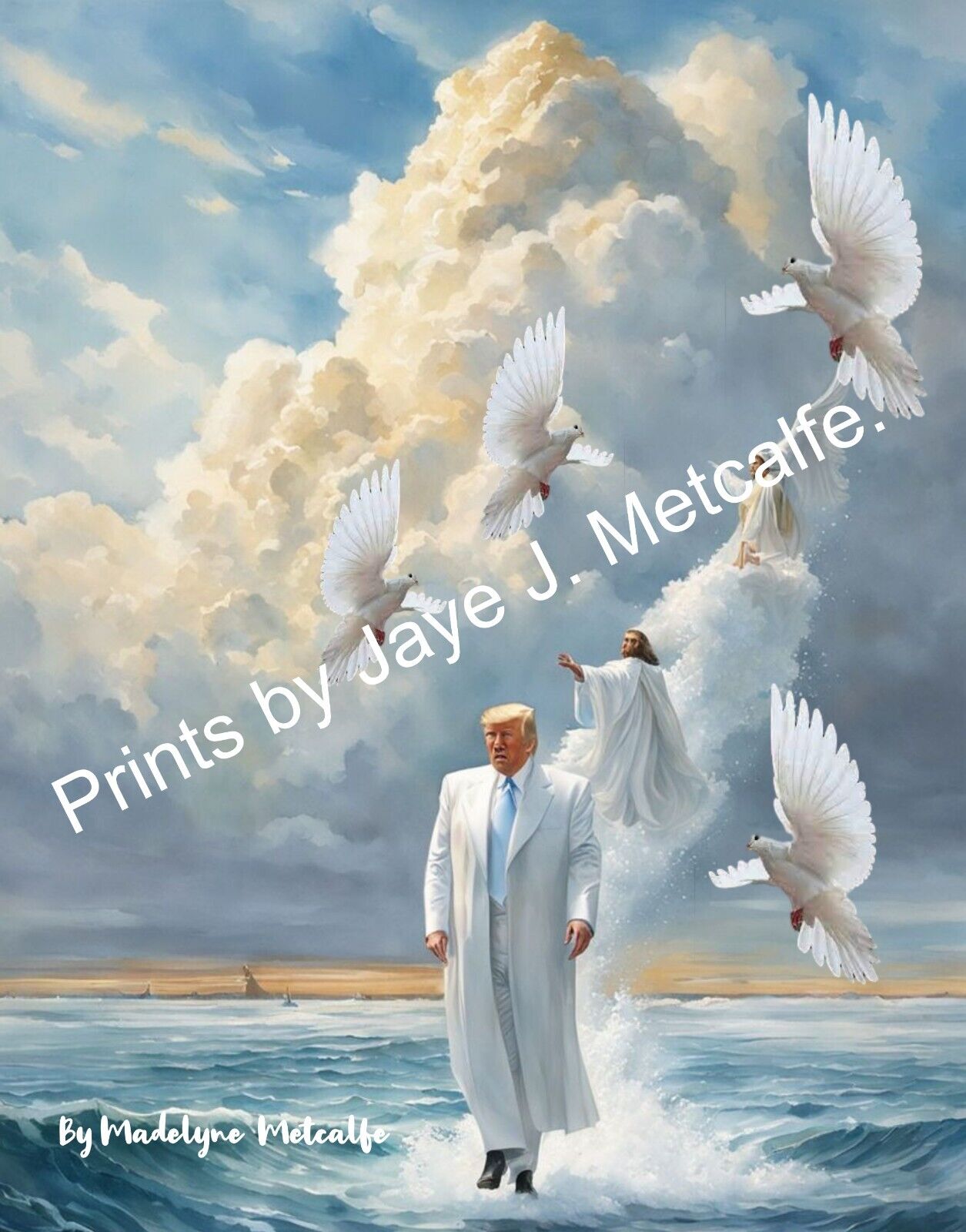 Donald Trump come walk with me by Jaye Metcalfe