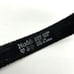 Vintage 90s Y2K Mudd Black Leather Metallic Silver Glitter Scales Belt S/M 32