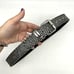 Vintage 90s Y2K Mudd Black Leather Metallic Silver Glitter Scales Belt S/M 32