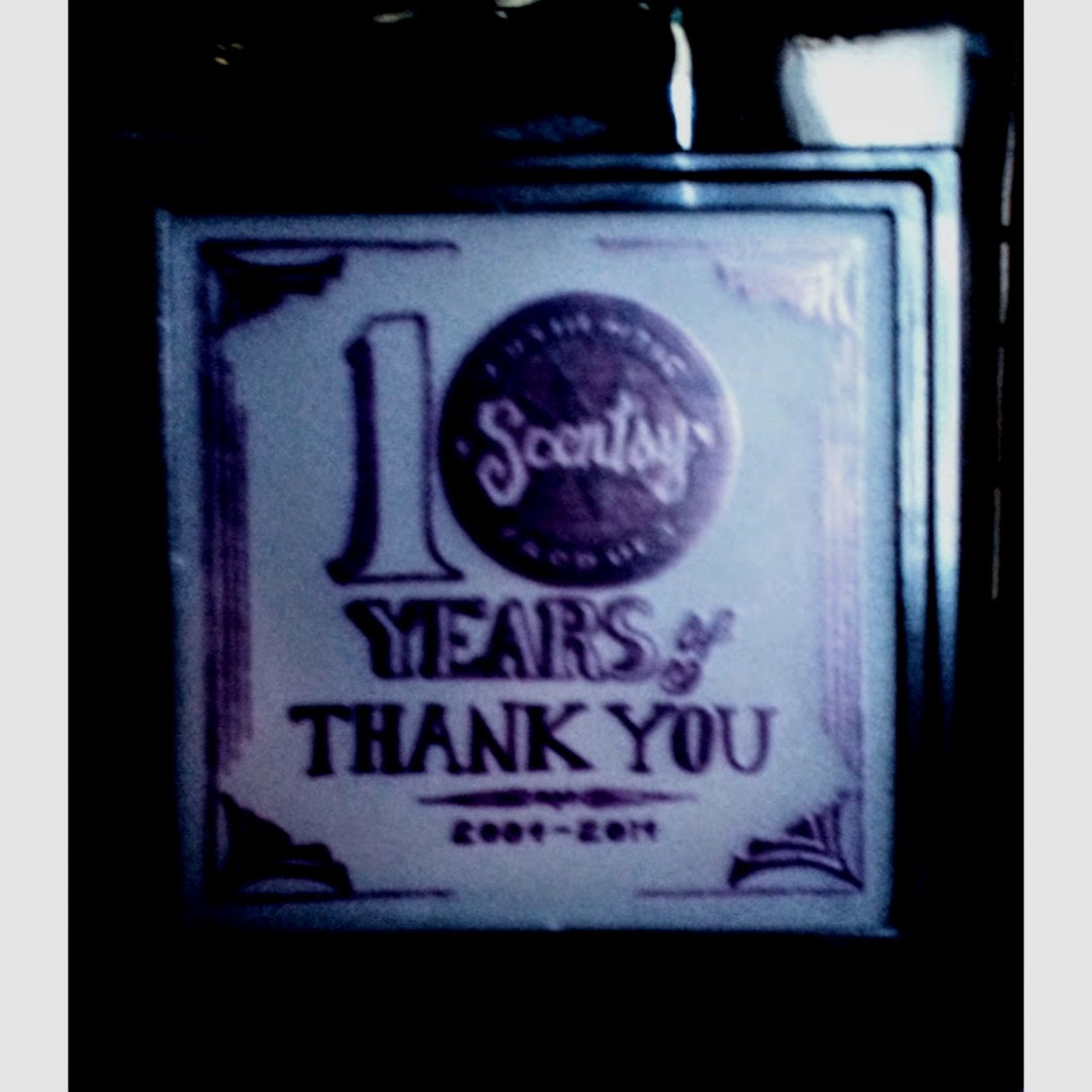 Scentsy 10 Anniversary Full Size Wax Warmer Special Edition ~Retired Black