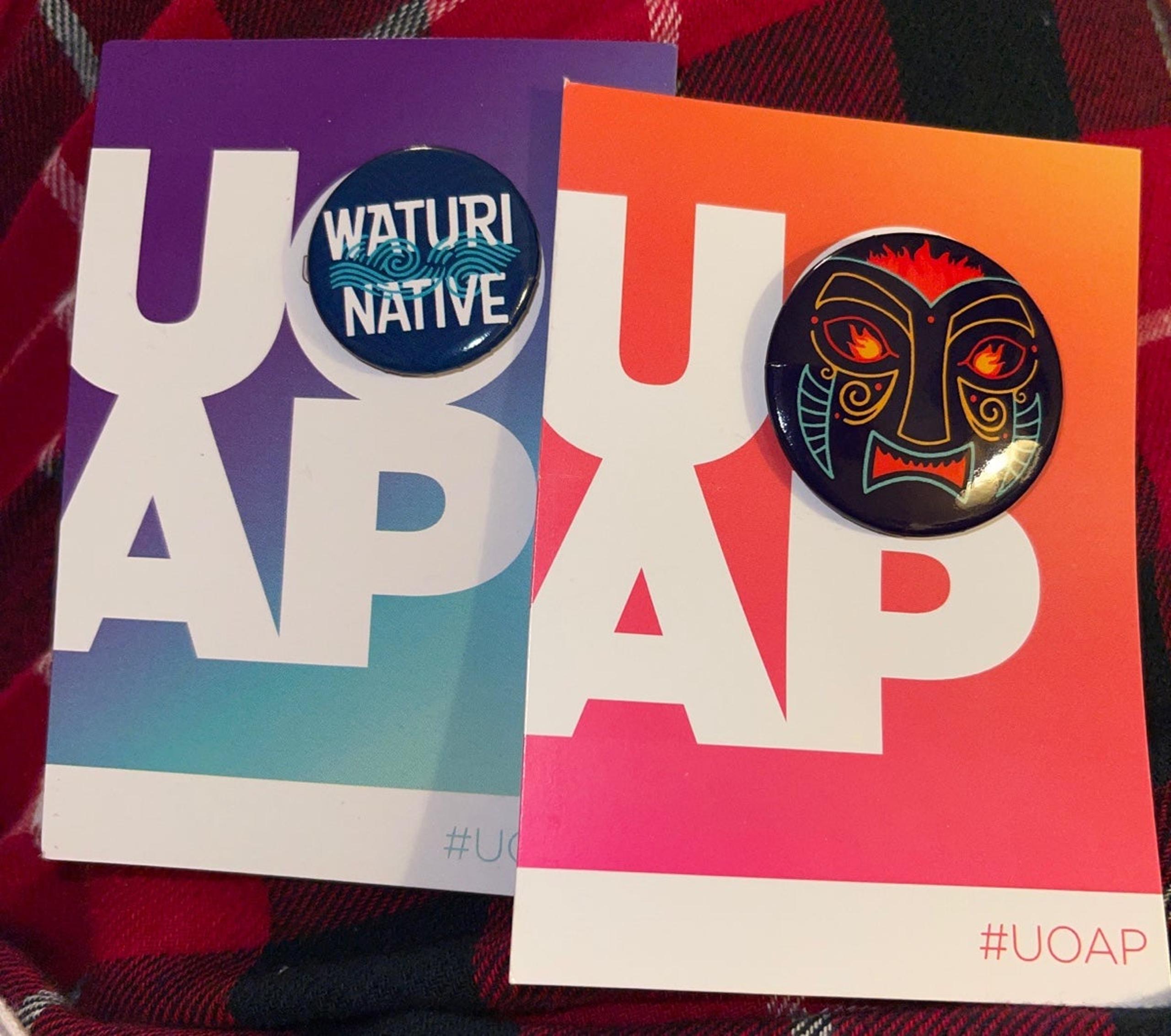 Universal Orlando UOAP Pins Waturi Native & Volcano God VOLCANO BAY