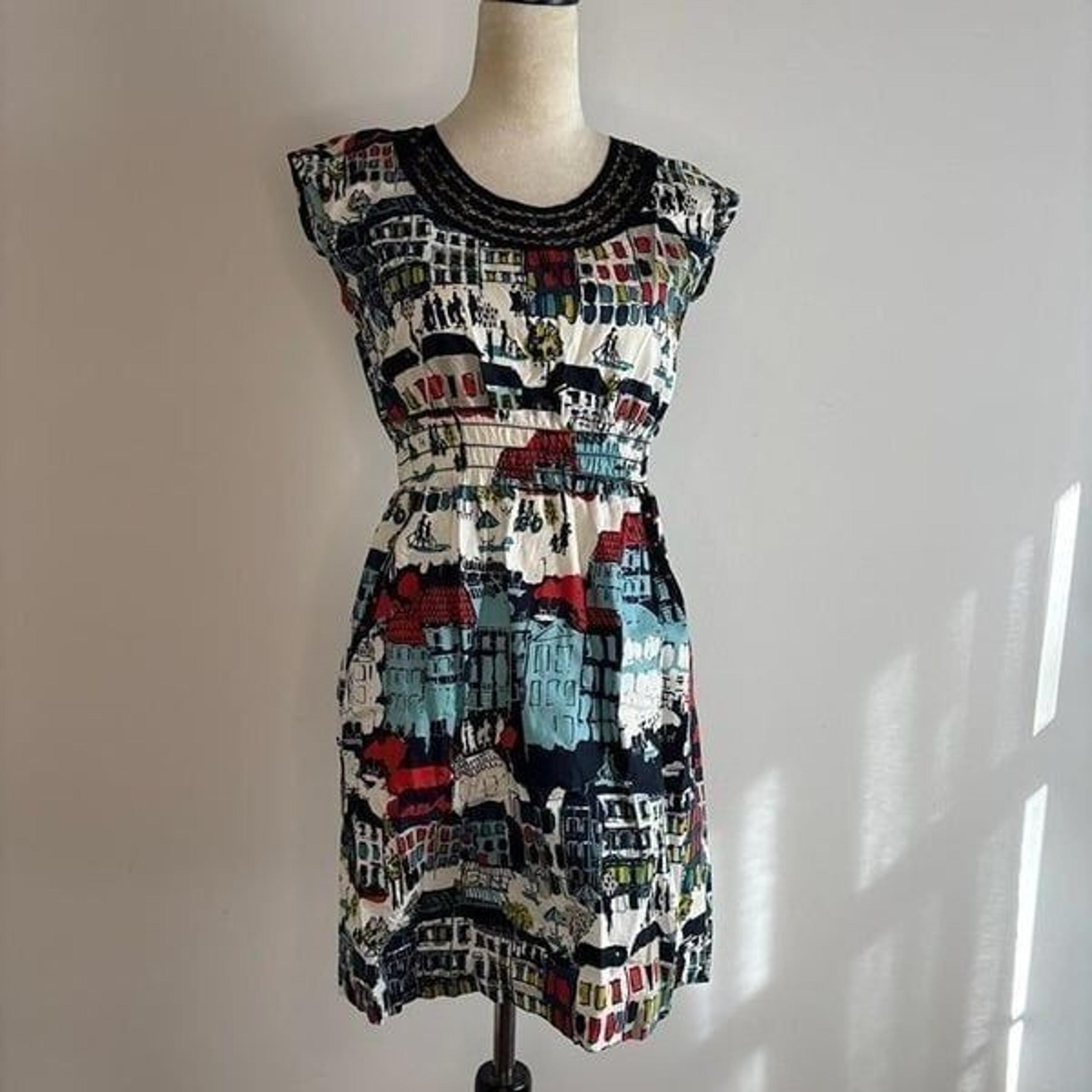 Weston Wear- City Print Dress w/Pockets