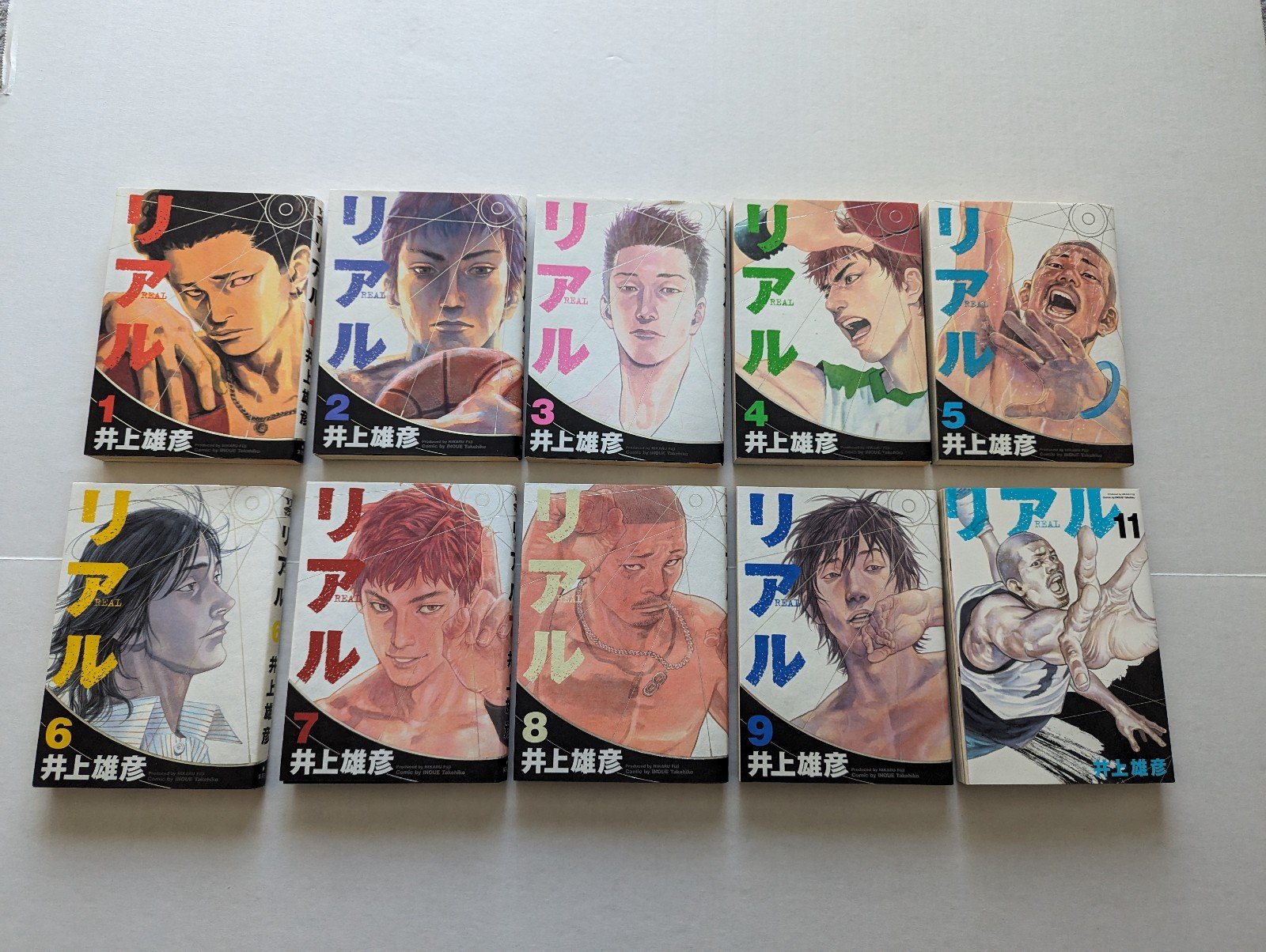 Real Lot of 10 Japanese Version Set Manga Shueisha Takehiko Inoue