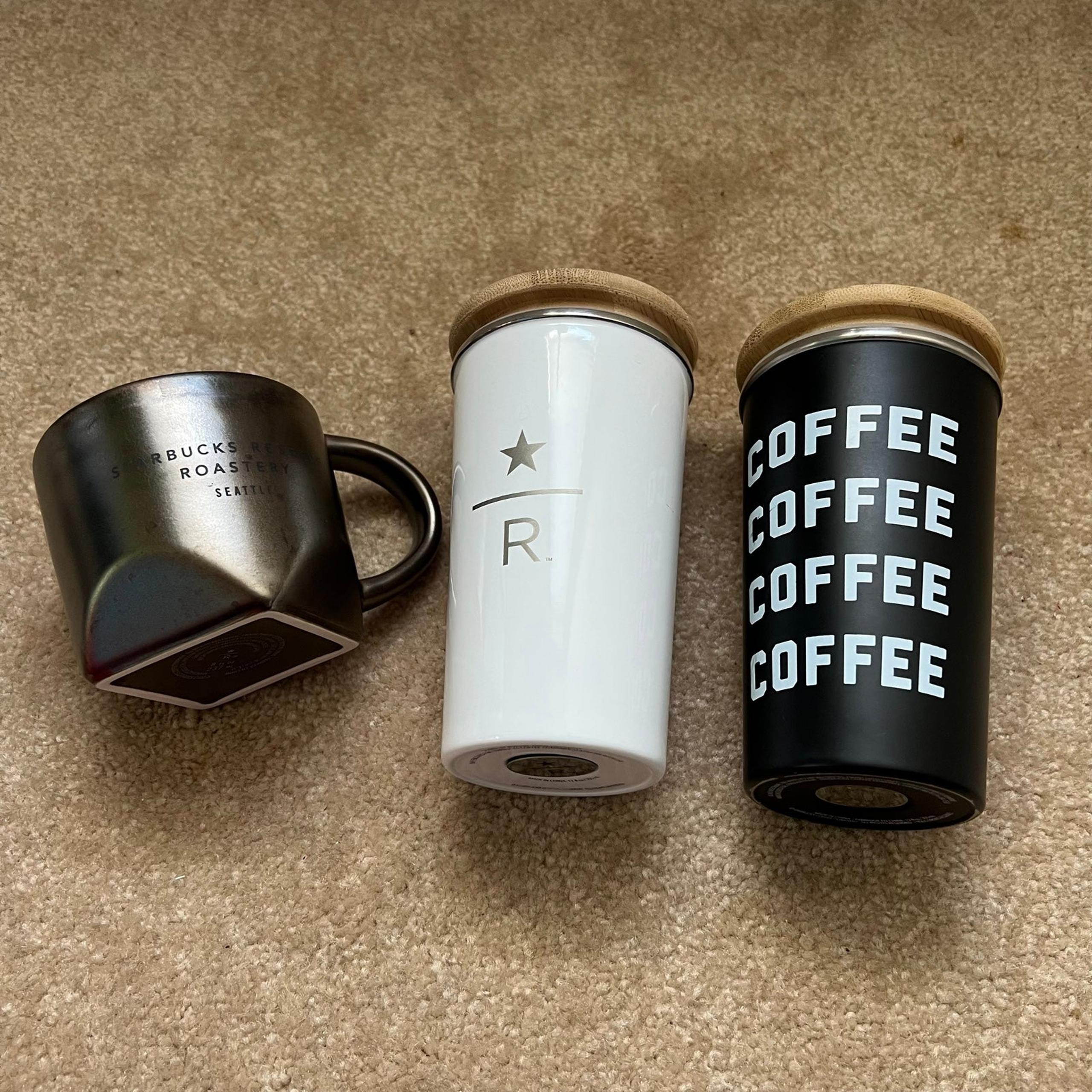 3 starbucks cups bundle