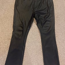 Fashion Nova Leather Pants Size 40 Length 34