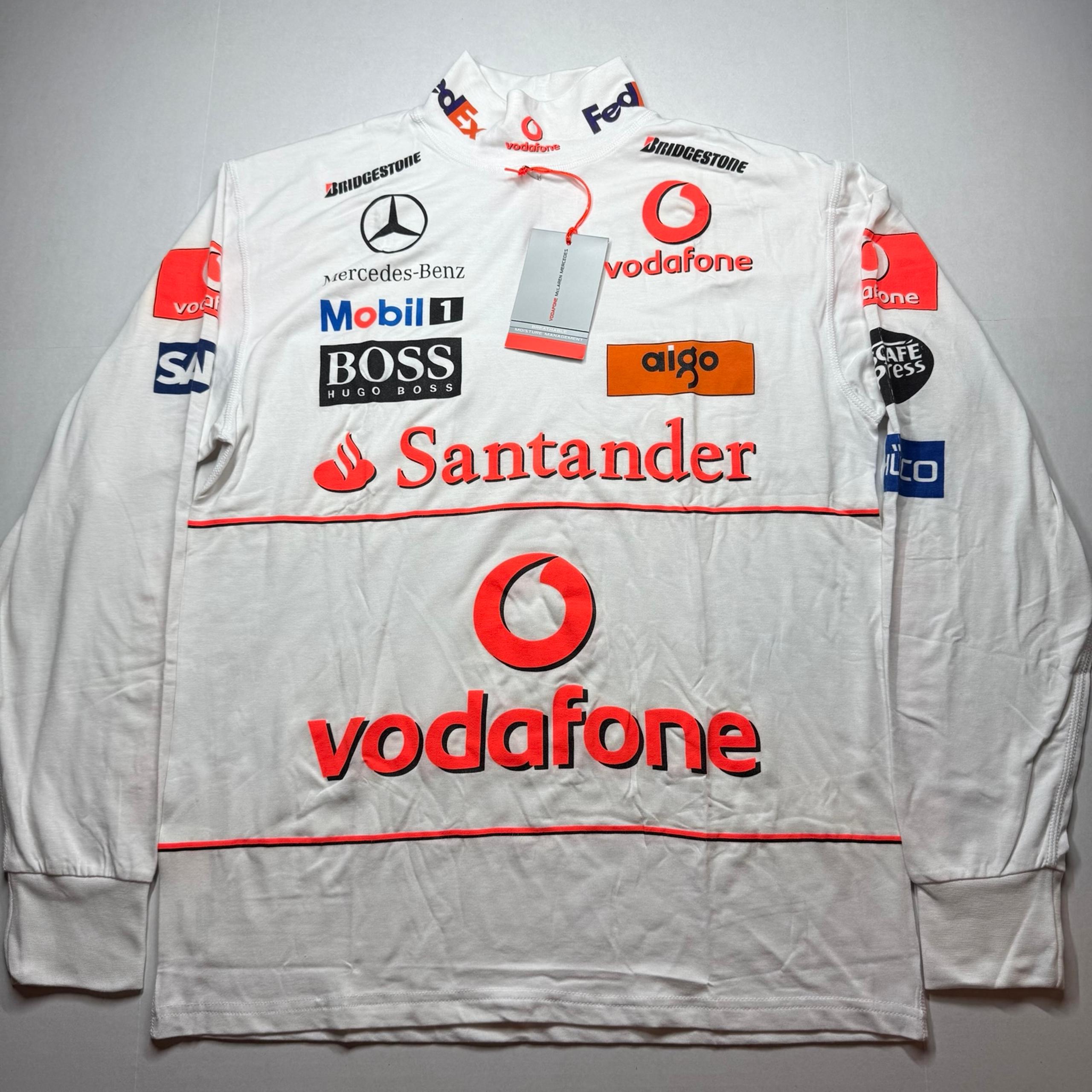 NWT Rare Vintage Lewis Hamilton McLaren Mercedes-Benz F1 Racing Turtleneck Shirt