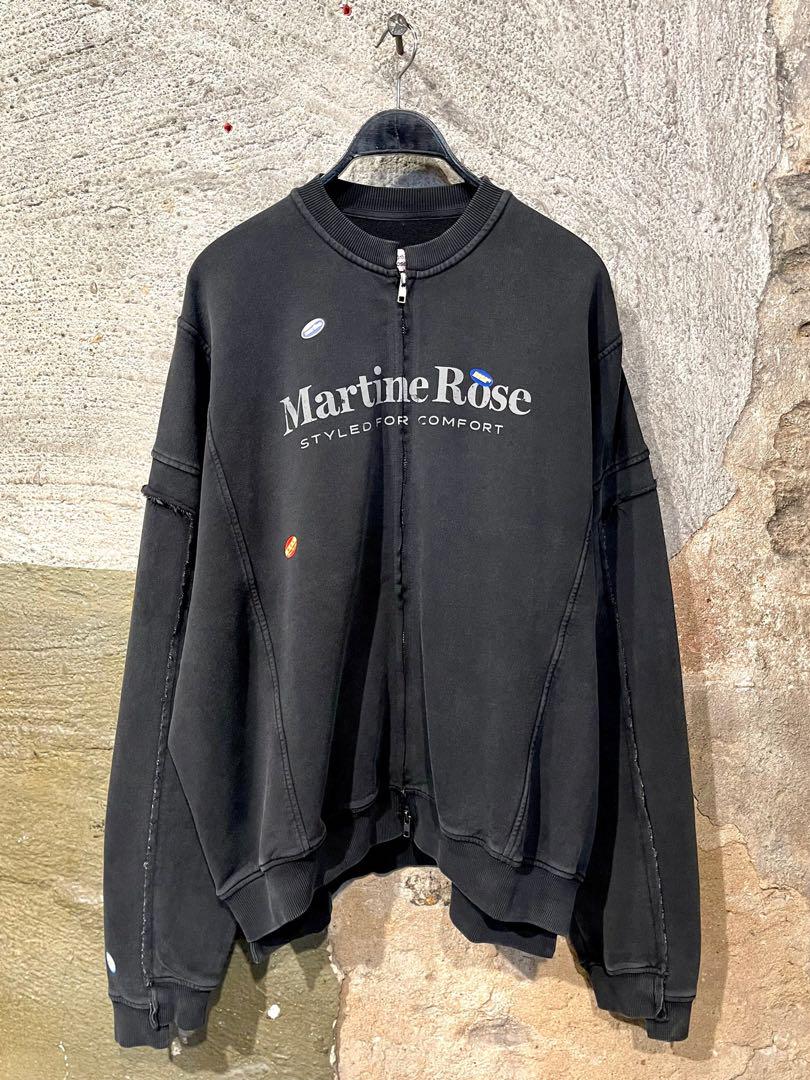 Martine Rose ZIP UP CREW Zip-Up Sweatshirt