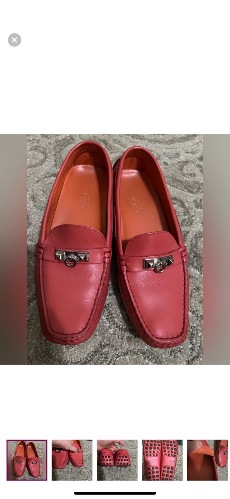 Hermes roafers for woman.