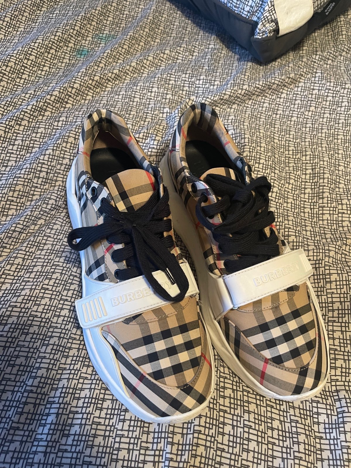 Burberry Vintage Check Cotton Sneakers
