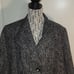 HALOGEN Plus Size 16W Wool Blend Tweed Moto Jacket 2 button zippered pockets