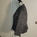 HALOGEN Plus Size 16W Wool Blend Tweed Moto Jacket 2 button zippered pockets