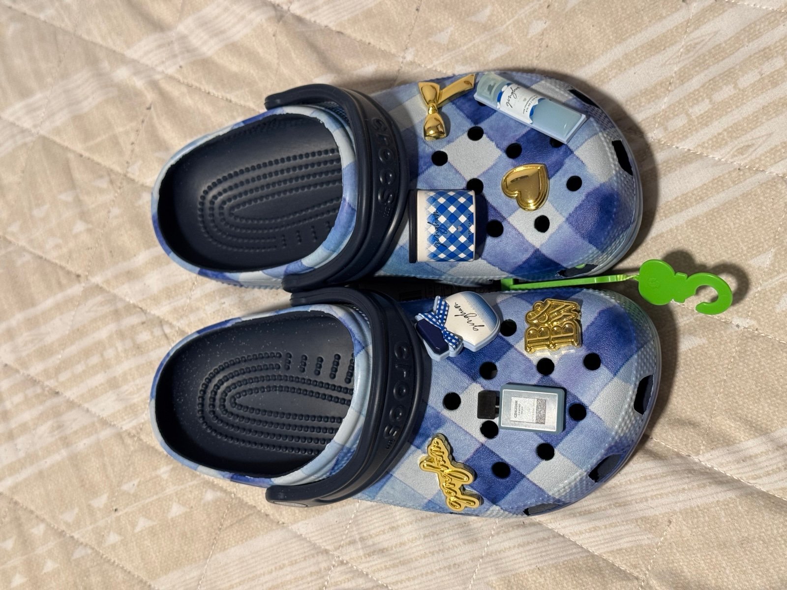 Bath & Body Works Gingham Crocs