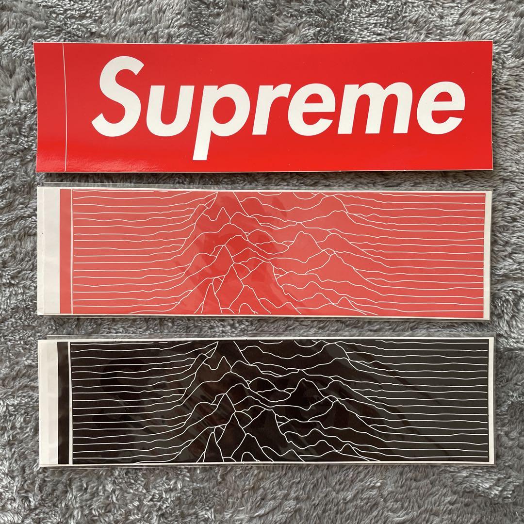 Supreme Box Logo sticker Joy Division