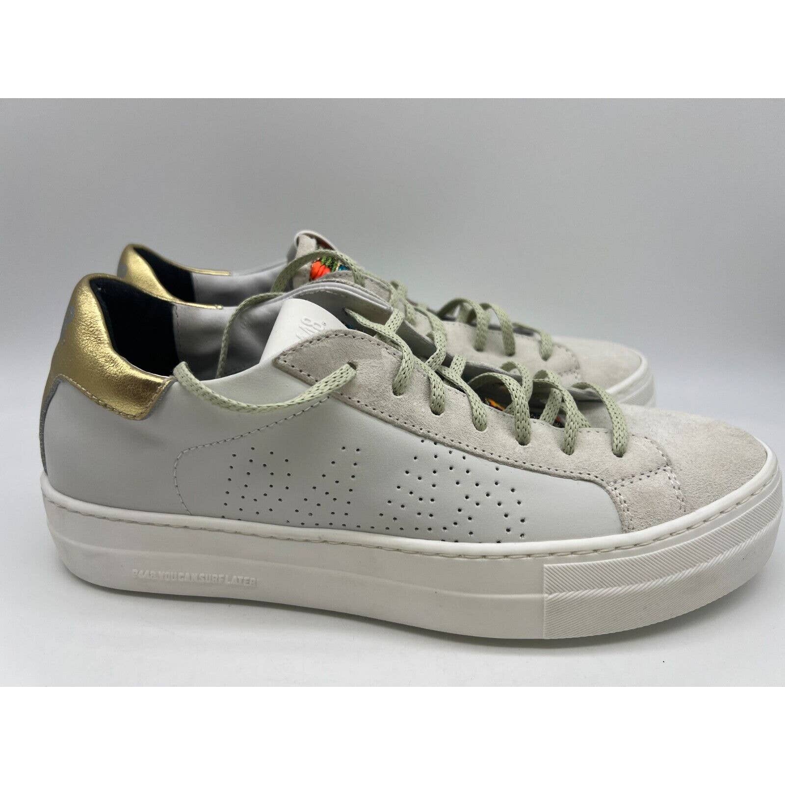 P448 White Fashion Sneakers for Women Mercari