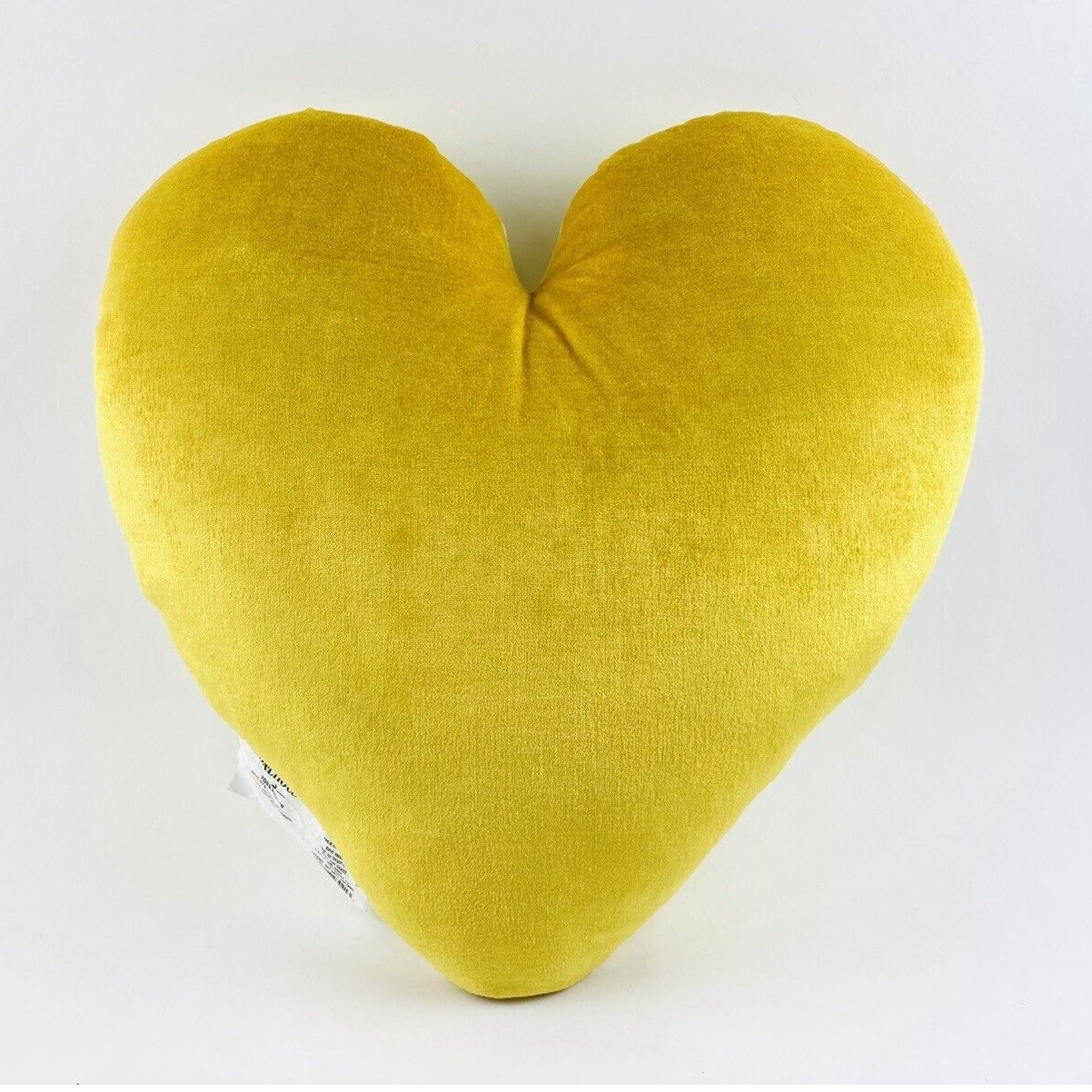 Opalhouse Pillow Heart Throw Yellow Mustard Gold Medium Large India Rayon Cotton