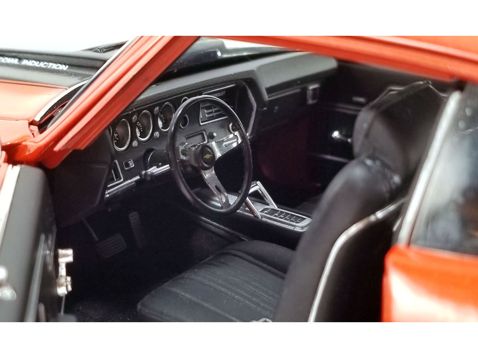 1970 Chevrolet Chevelle SS 454 LS6 Sunkist Orange with Black Hood Stripes Limi