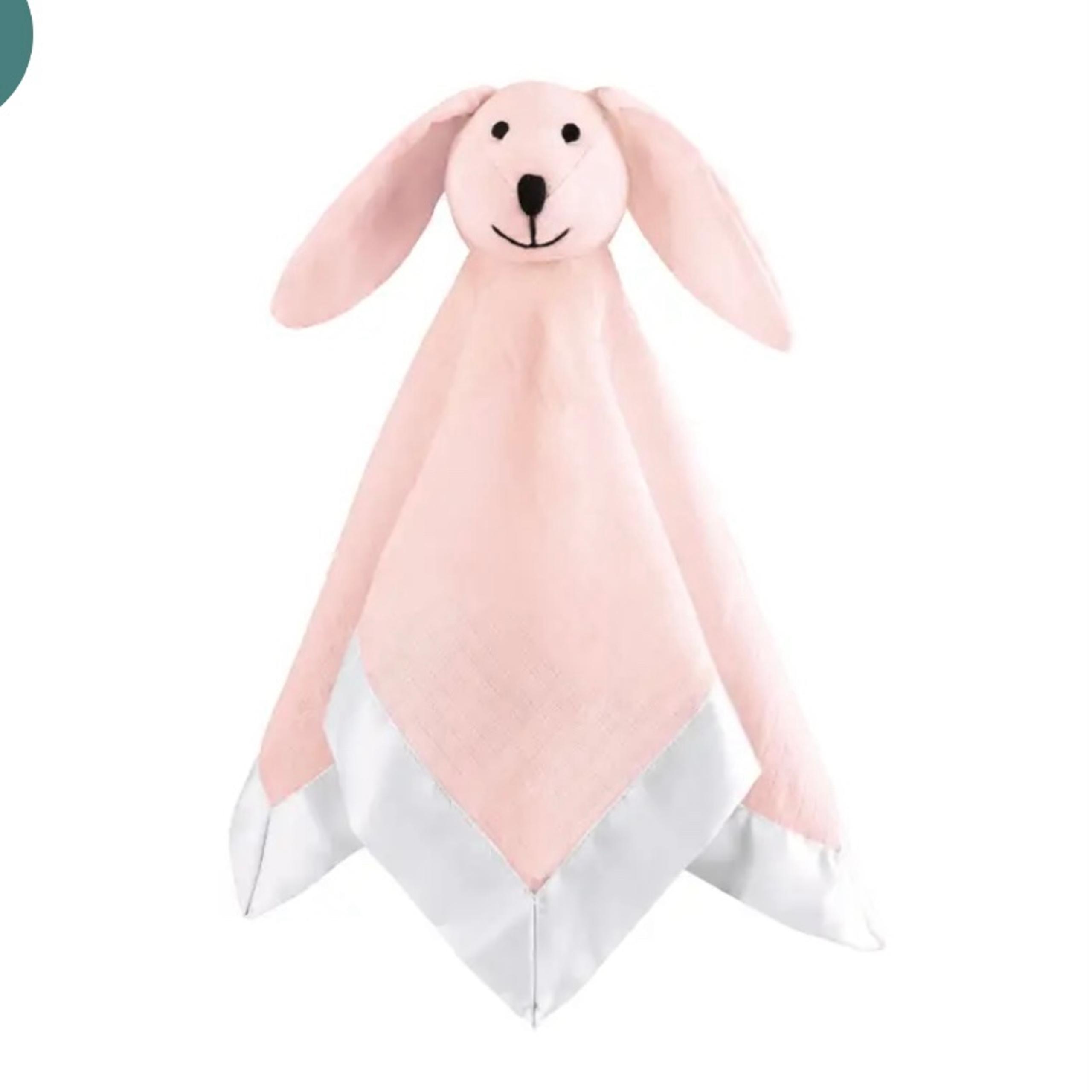 Aden + Anais Essentials Cotton Bunny Lovey - Pink Mist (NWT)